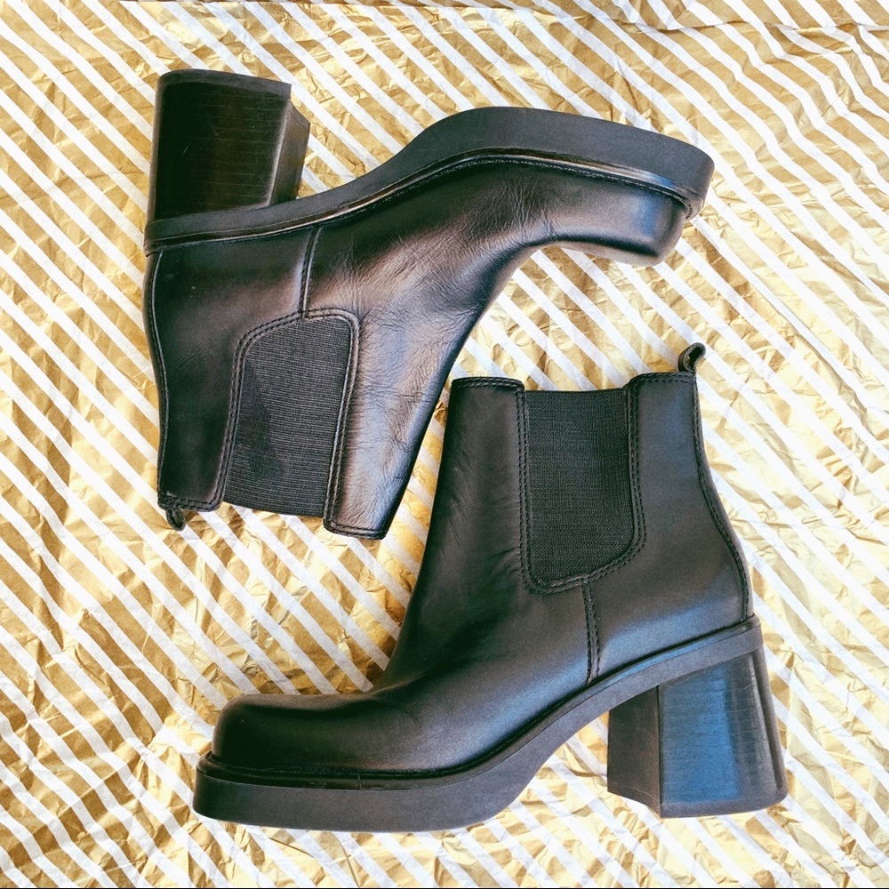 Vintage 90s Platform Ankle Boot